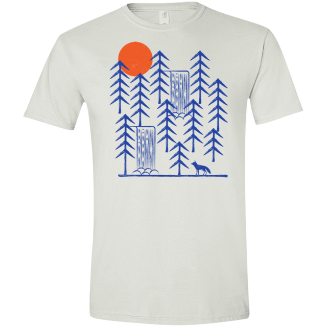 T-Shirts White / X-Small Wild Day Fox Men's Semi-Fitted Softstyle