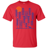 T-Shirts Red / S Wild Day Fox T-Shirt