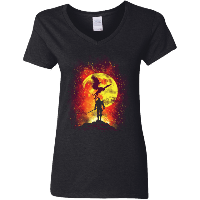 T-Shirts Black / S Wild Hunt Women's V-Neck T-Shirt