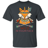T-Shirts Dark Heather / S Wild In Your Face T-Shirt