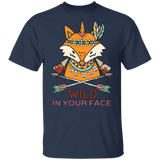 T-Shirts Navy / S Wild In Your Face T-Shirt