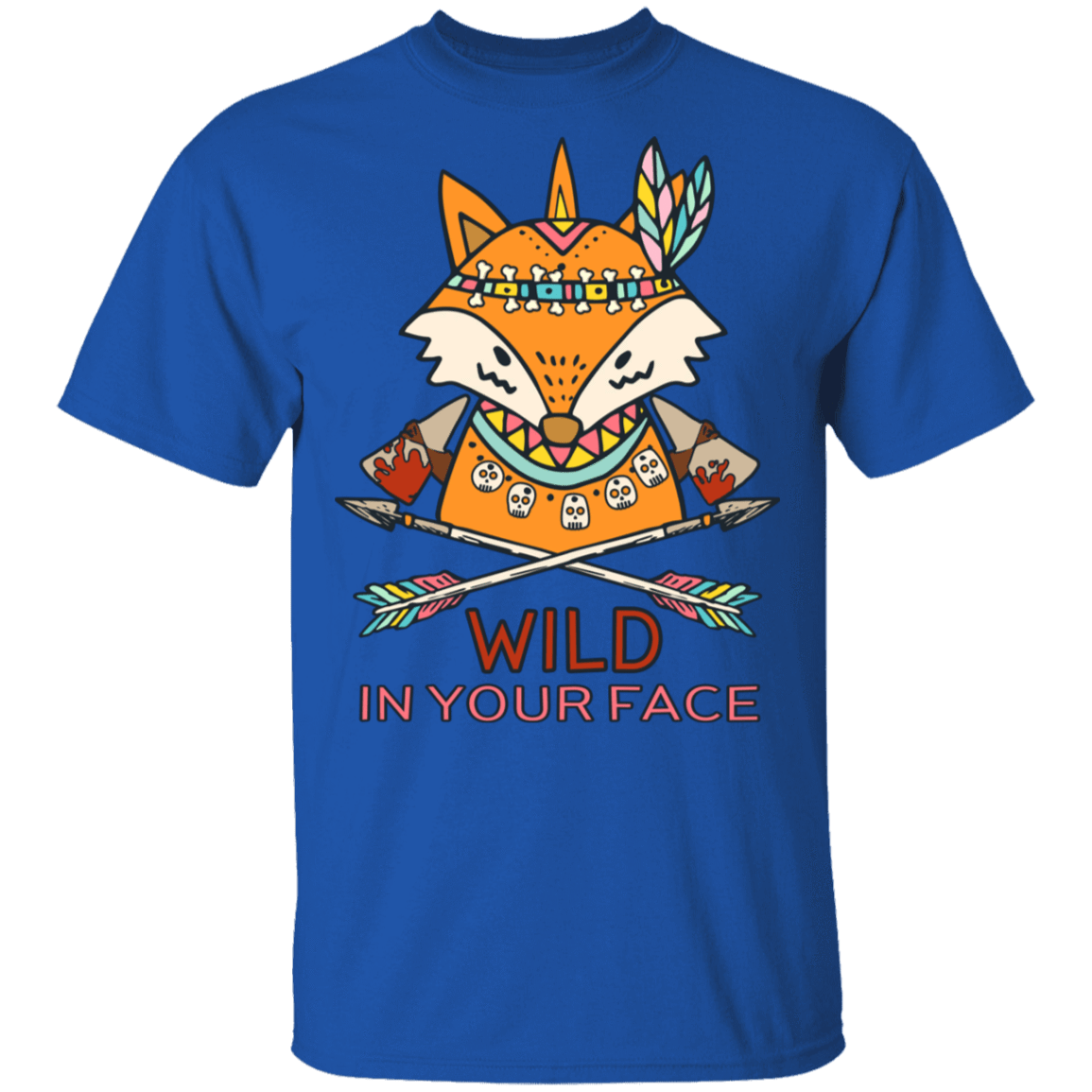 T-Shirts Royal / S Wild In Your Face T-Shirt