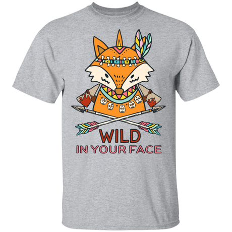 T-Shirts Sport Grey / S Wild In Your Face T-Shirt