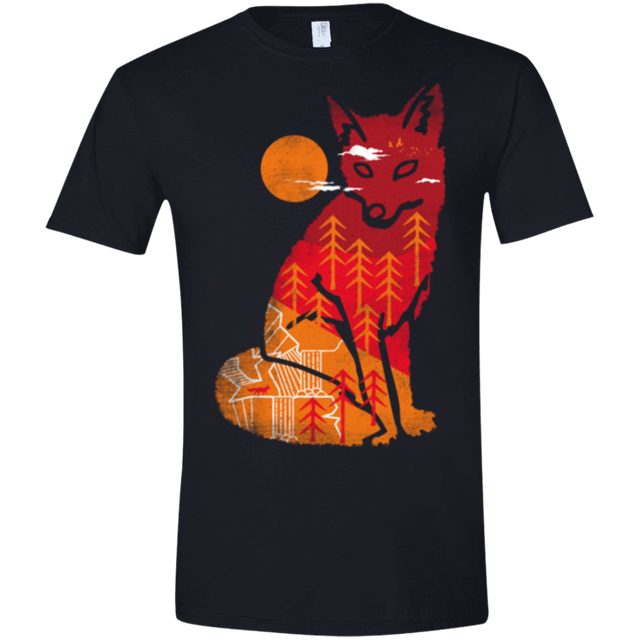T-Shirts Black / X-Small Wild is the Fox Men's Semi-Fitted Softstyle
