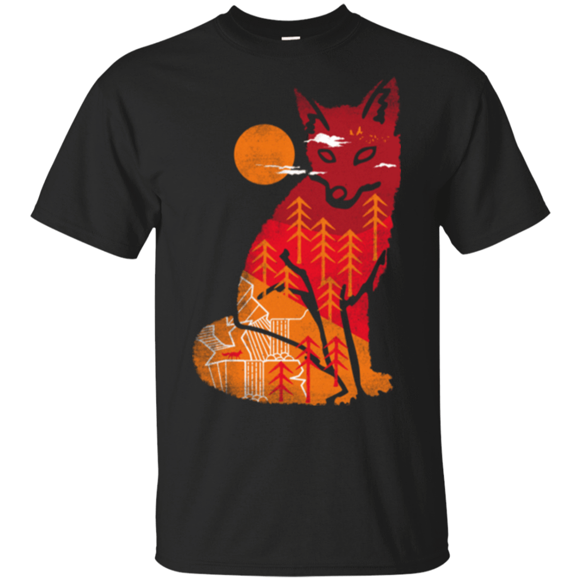 T-Shirts Black / S Wild is the Fox T-Shirt