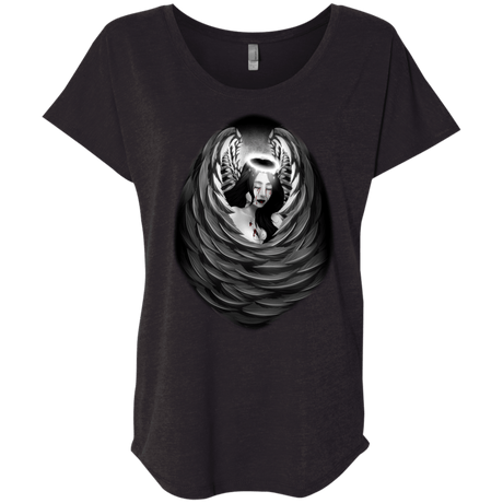 T-Shirts Vintage Black / X-Small Wild Triblend Dolman Sleeve