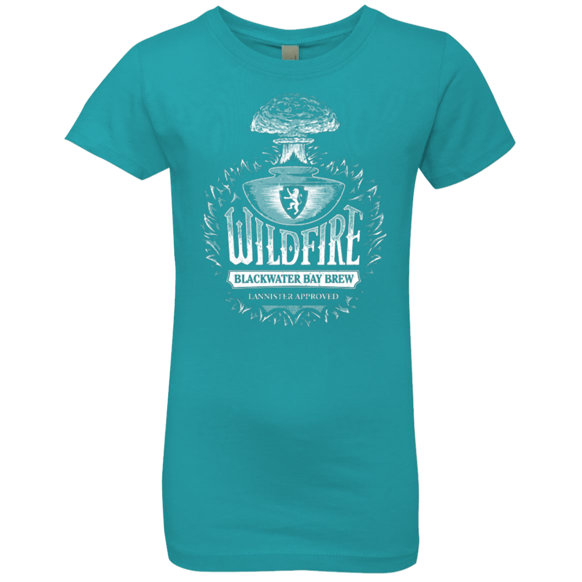 T-Shirts Tahiti Blue / YXS Wildfire Girls Premium T-Shirt
