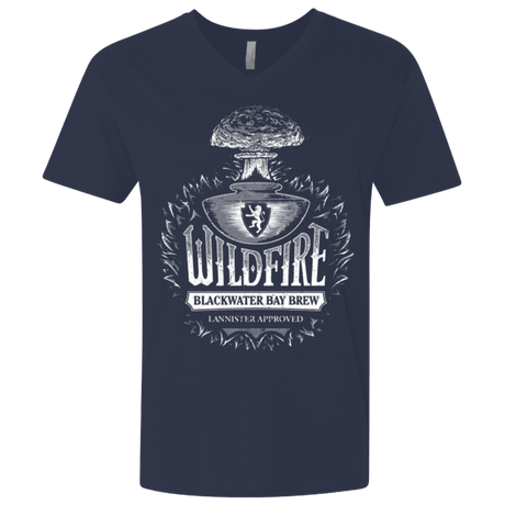 T-Shirts Midnight Navy / X-Small Wildfire Men's Premium V-Neck