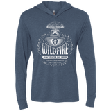 T-Shirts Indigo / X-Small Wildfire Triblend Long Sleeve Hoodie Tee