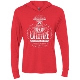 T-Shirts Vintage Red / X-Small Wildfire Triblend Long Sleeve Hoodie Tee