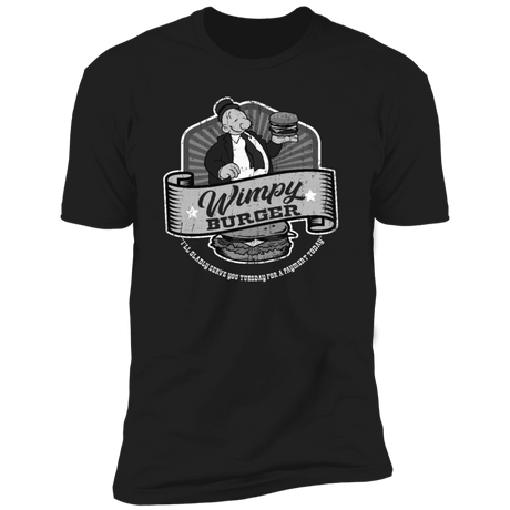 T-Shirts Black / X-Small Wimpy Burger Joint Men's Premium T-Shirt