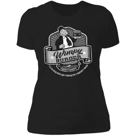 T-Shirts Black / X-Small Wimpy Burger Joint Women's Premium T-Shirt