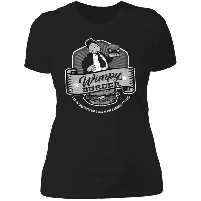 T-Shirts Black / X-Small Wimpy Burger Joint Women's Premium T-Shirt