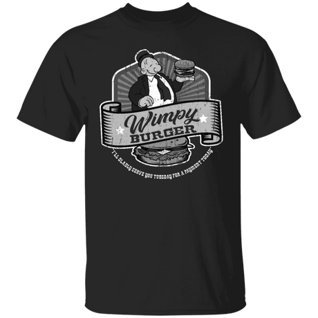 T-Shirts Black / YXS Wimpy Burger Joint Youth T-Shirt