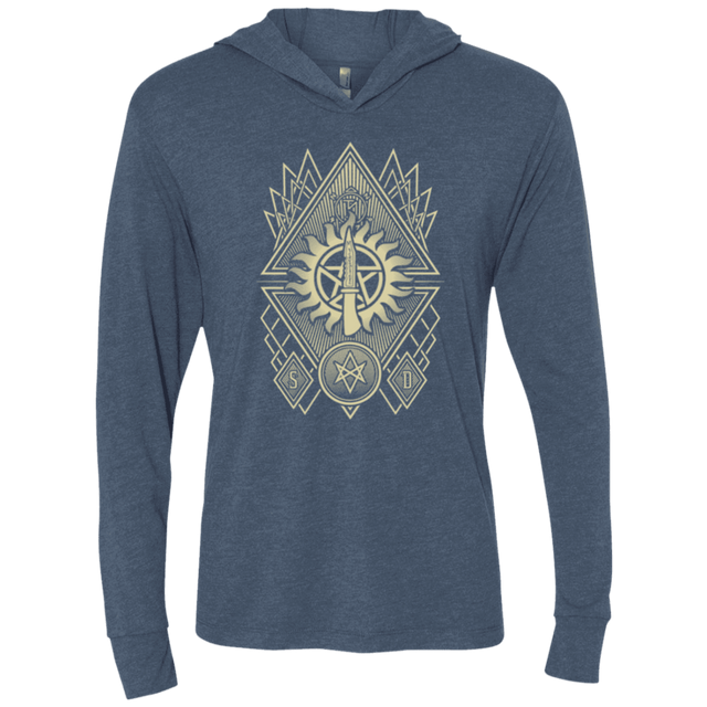 T-Shirts Indigo / X-Small Winchester Association Triblend Long Sleeve Hoodie Tee