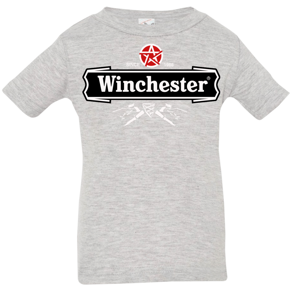 T-Shirts Heather Grey / 6 Months Winchester Beer Infant Premium T-Shirt