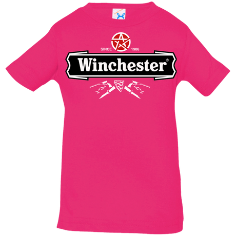 T-Shirts Hot Pink / 6 Months Winchester Beer Infant Premium T-Shirt
