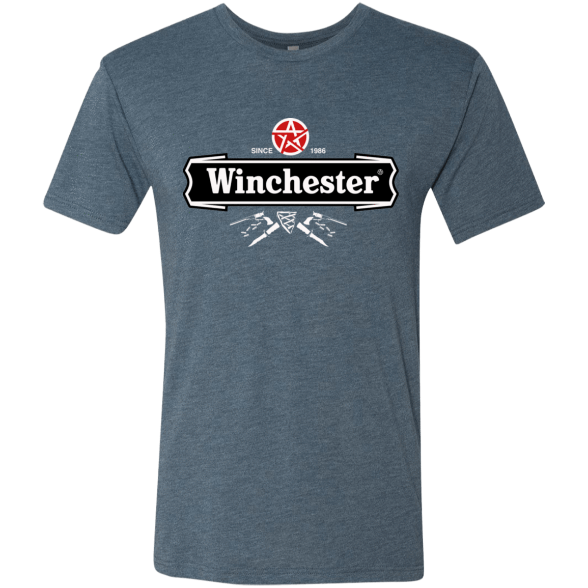 T-Shirts Indigo / S Winchester Beer Men's Triblend T-Shirt