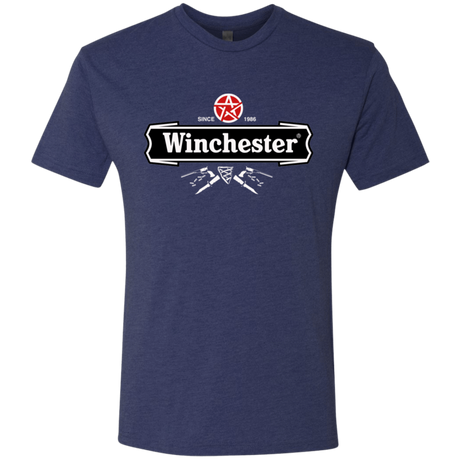 T-Shirts Vintage Navy / S Winchester Beer Men's Triblend T-Shirt