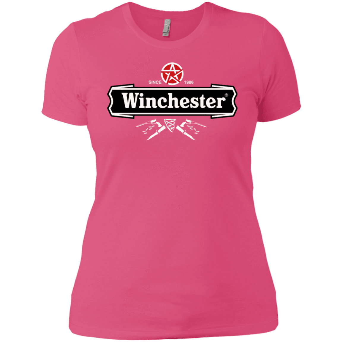 T-Shirts Hot Pink / X-Small Winchester Beer Women's Premium T-Shirt