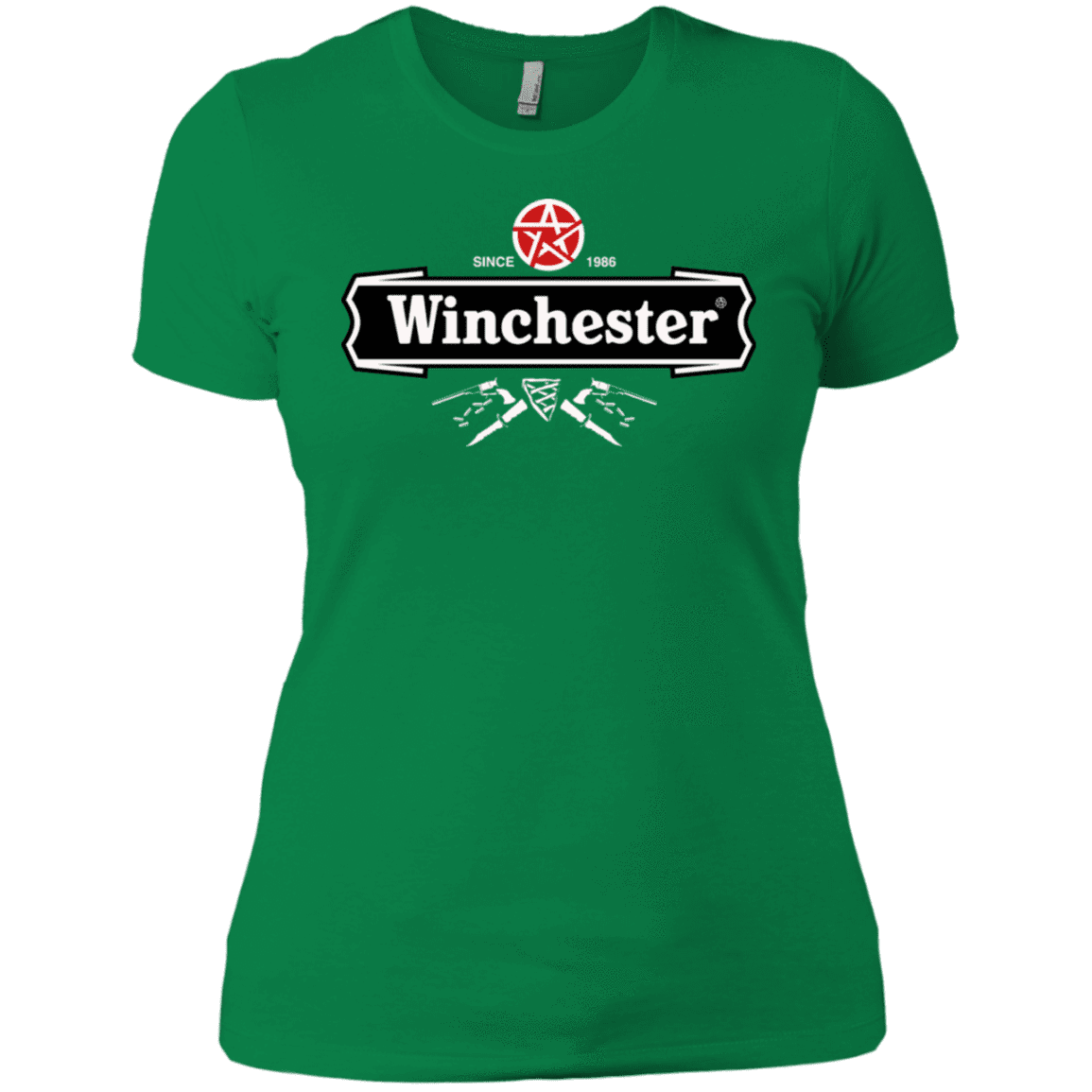 T-Shirts Kelly Green / X-Small Winchester Beer Women's Premium T-Shirt