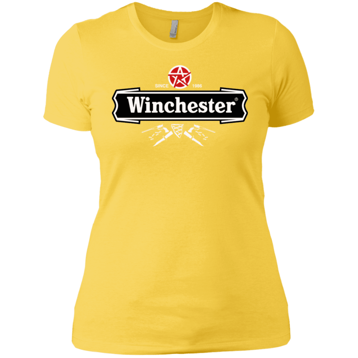 T-Shirts Vibrant Yellow / X-Small Winchester Beer Women's Premium T-Shirt