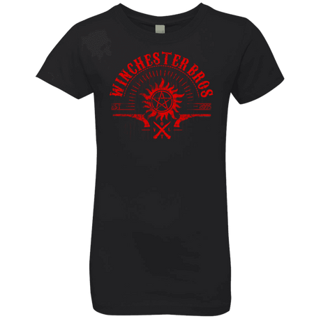 T-Shirts Black / YXS Winchester bros Girls Premium T-Shirt