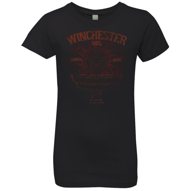 T-Shirts Black / YXS Winchester Bros Girls Premium T-Shirt