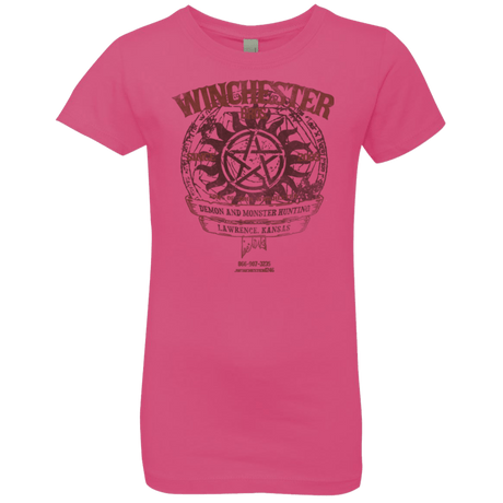 T-Shirts Hot Pink / YXS Winchester Bros Girls Premium T-Shirt