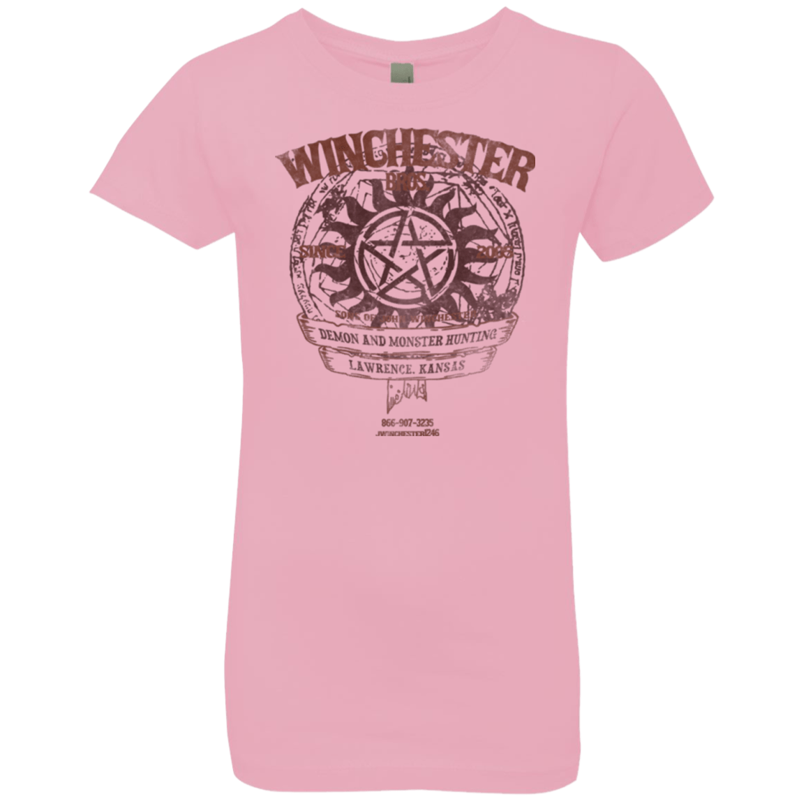 T-Shirts Light Pink / YXS Winchester Bros Girls Premium T-Shirt