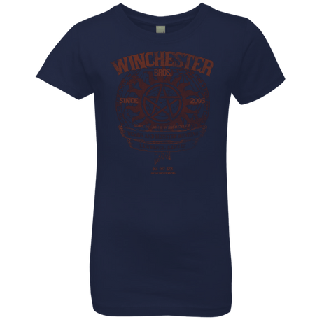 T-Shirts Midnight Navy / YXS Winchester Bros Girls Premium T-Shirt