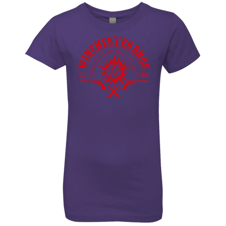 T-Shirts Purple Rush / YXS Winchester bros Girls Premium T-Shirt