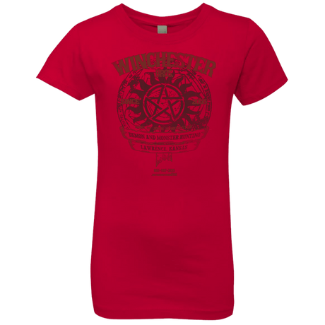 T-Shirts Red / YXS Winchester Bros Girls Premium T-Shirt