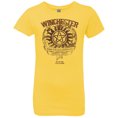 T-Shirts Vibrant Yellow / YXS Winchester Bros Girls Premium T-Shirt
