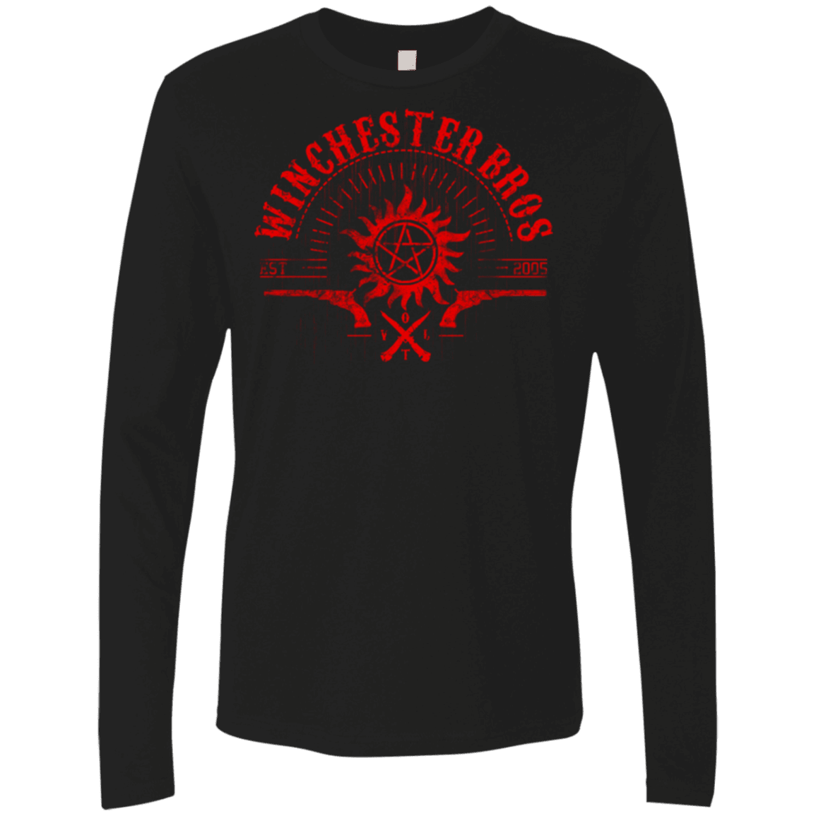 T-Shirts Black / Small Winchester bros Men's Premium Long Sleeve