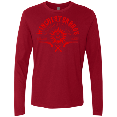 T-Shirts Cardinal / Small Winchester bros Men's Premium Long Sleeve