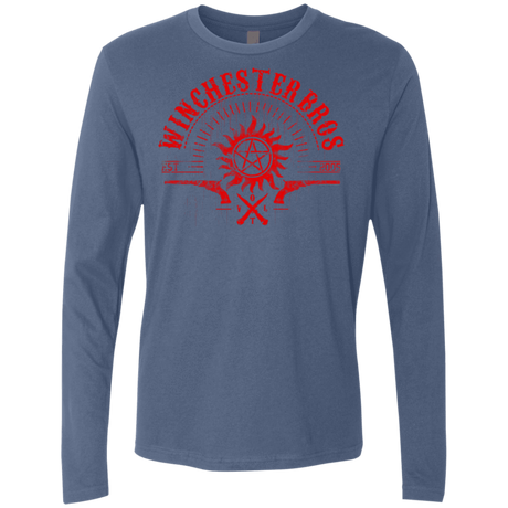 T-Shirts Indigo / Small Winchester bros Men's Premium Long Sleeve