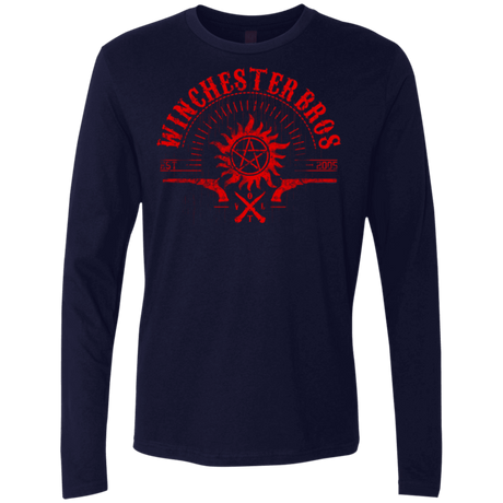 T-Shirts Midnight Navy / Small Winchester bros Men's Premium Long Sleeve