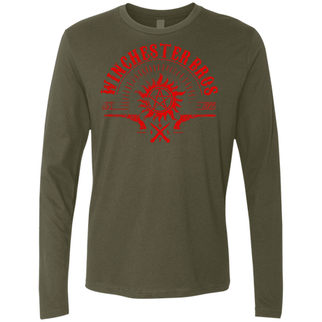 T-Shirts Military Green / Small Winchester bros Men's Premium Long Sleeve