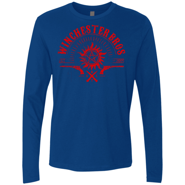 T-Shirts Royal / Small Winchester bros Men's Premium Long Sleeve