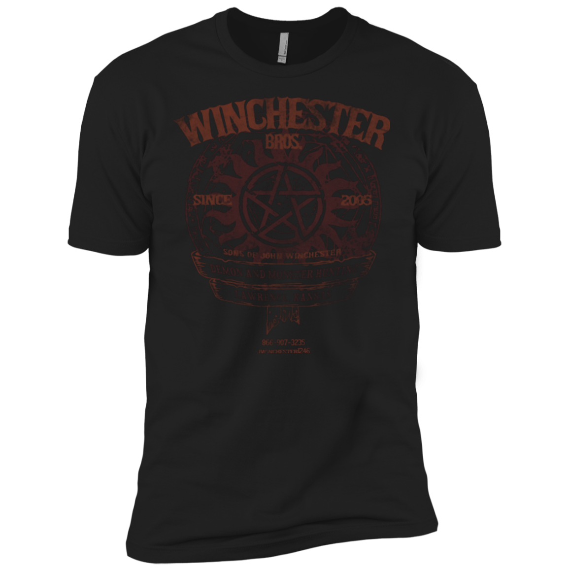 T-Shirts Black / X-Small Winchester Bros Men's Premium T-Shirt