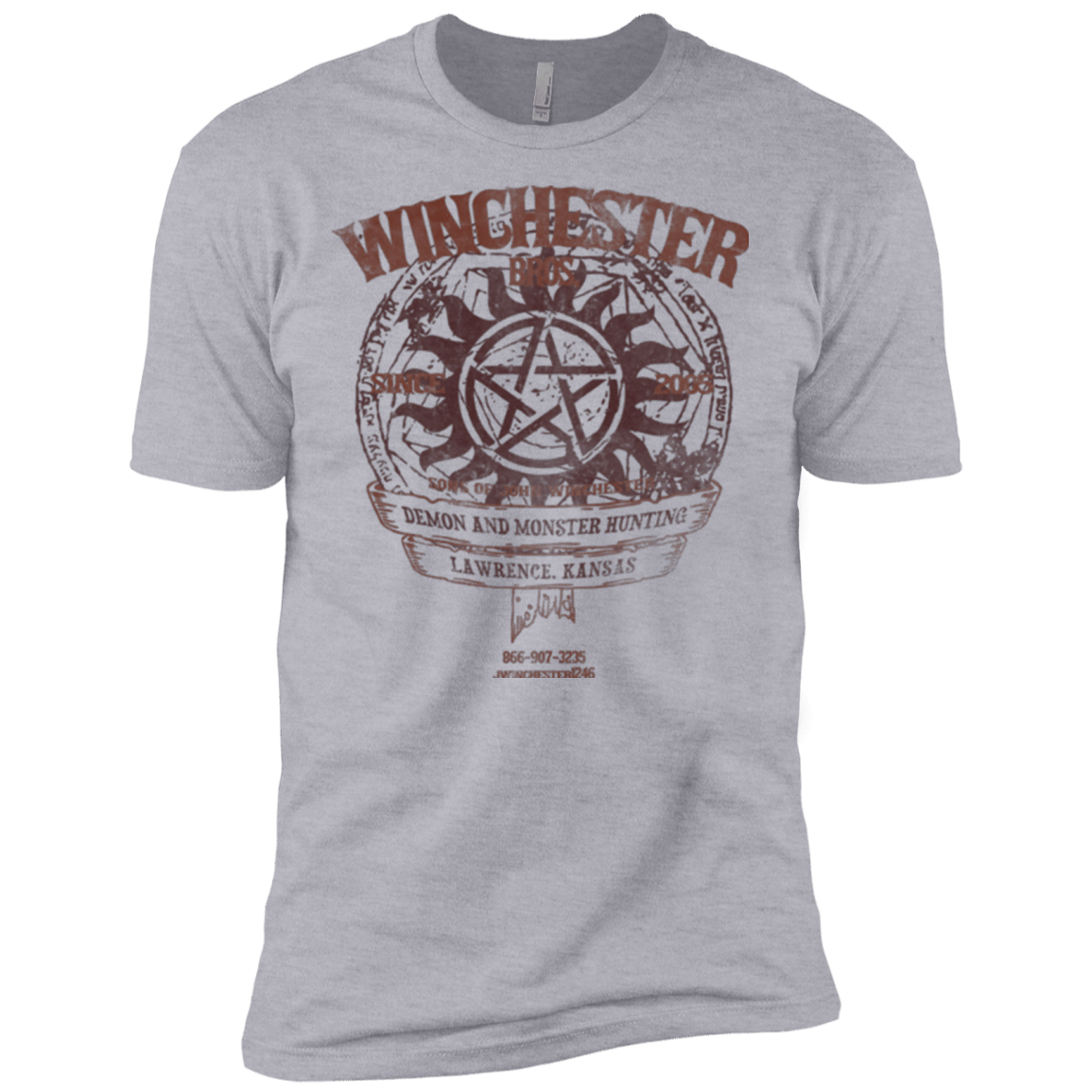 T-Shirts Heather Grey / X-Small Winchester Bros Men's Premium T-Shirt
