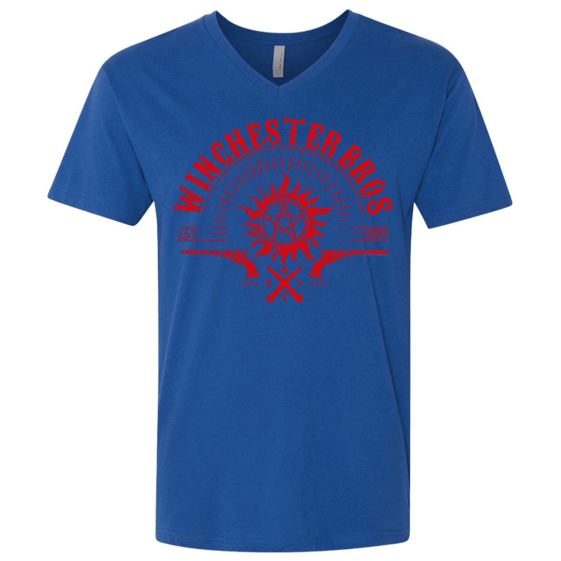 T-Shirts Royal / X-Small Winchester bros Men's Premium V-Neck