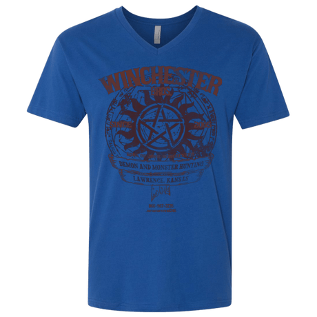T-Shirts Royal / X-Small Winchester Bros Men's Premium V-Neck