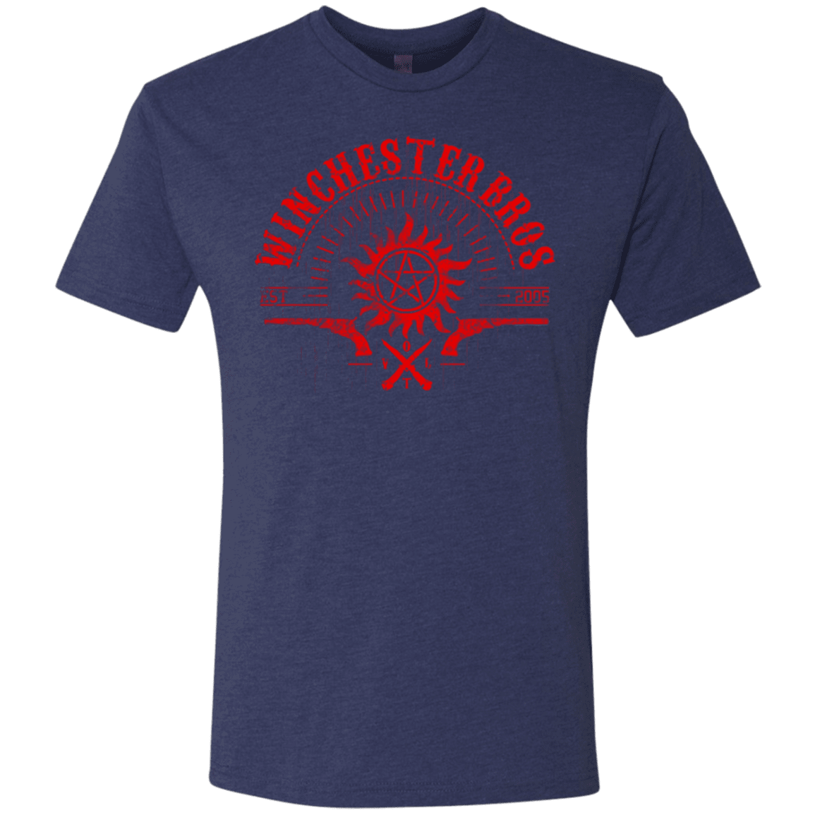 T-Shirts Vintage Navy / Small Winchester bros Men's Triblend T-Shirt