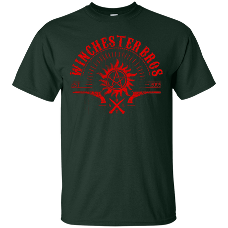 T-Shirts Forest Green / Small Winchester bros T-Shirt