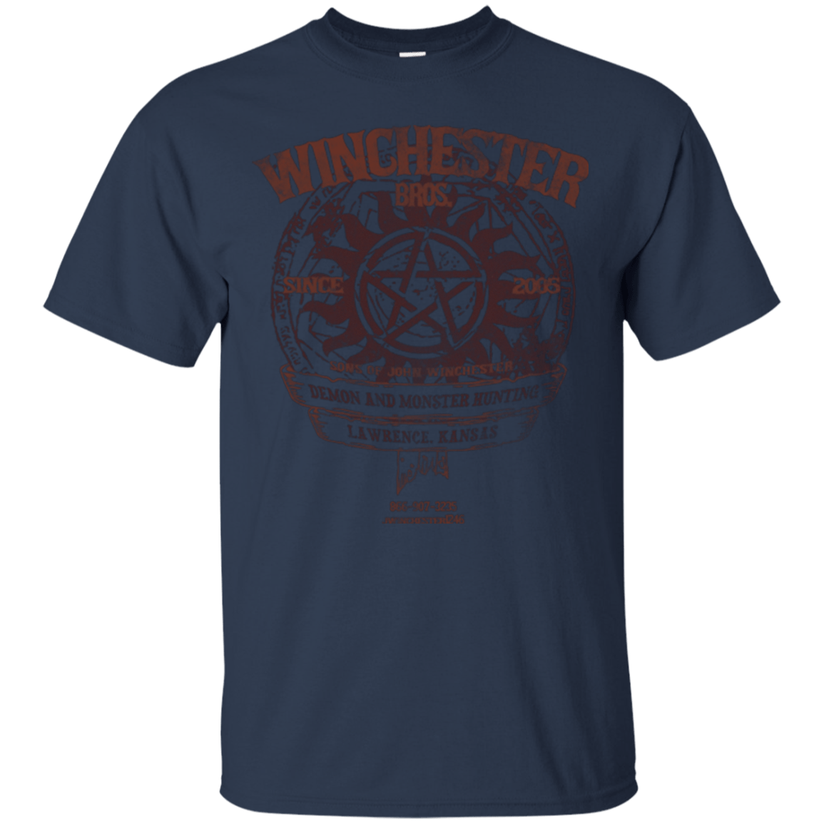 T-Shirts Navy / Small Winchester Bros T-Shirt