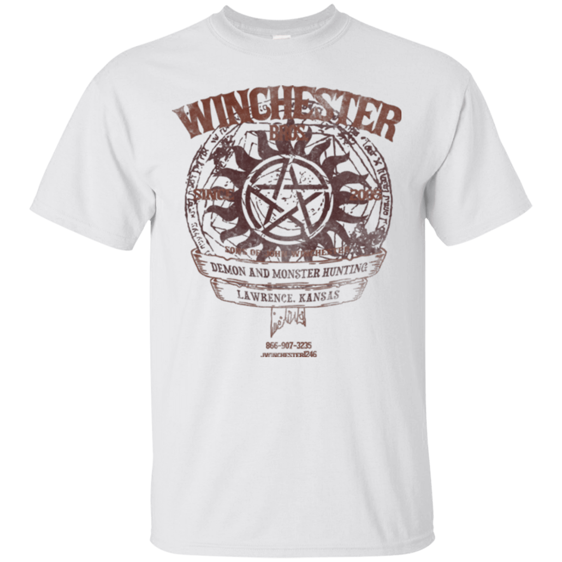 T-Shirts White / Small Winchester Bros T-Shirt