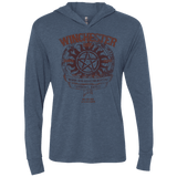T-Shirts Indigo / X-Small Winchester Bros Triblend Long Sleeve Hoodie Tee