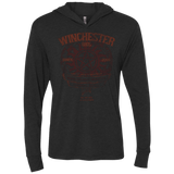 T-Shirts Vintage Black / X-Small Winchester Bros Triblend Long Sleeve Hoodie Tee